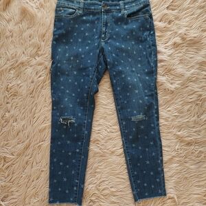 💥4☆ for $20 Time and Tru Starry Blue Ankle Jeans